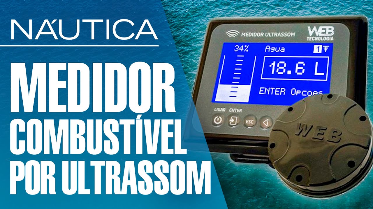 Como funciona o medidor ultrassom de combustível para barcos da Web Tecnologia | NÁUTICA