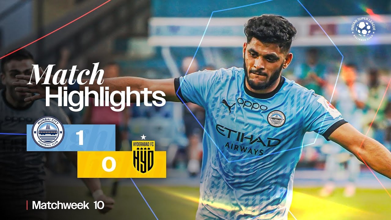 Match Highlights | Mumbai City FC 1-0 Hyderabad FC | MW 10 | ISL 2024-25