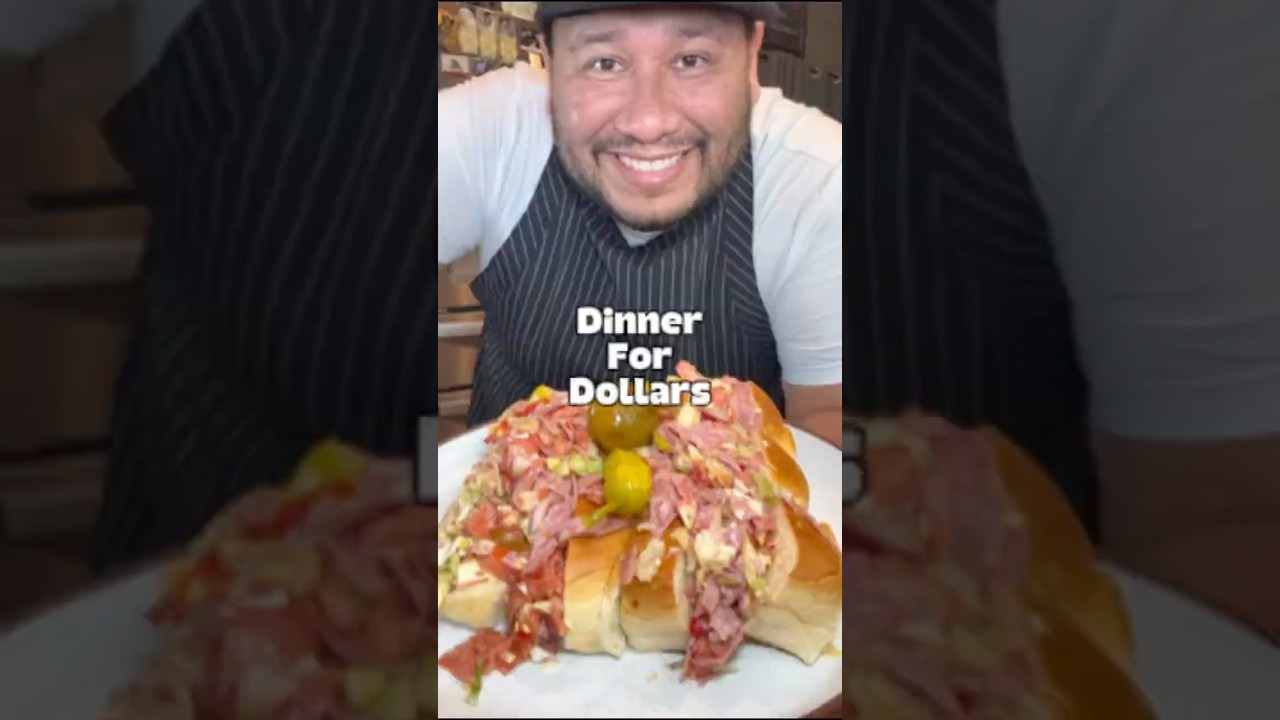 Chopped Italian subs