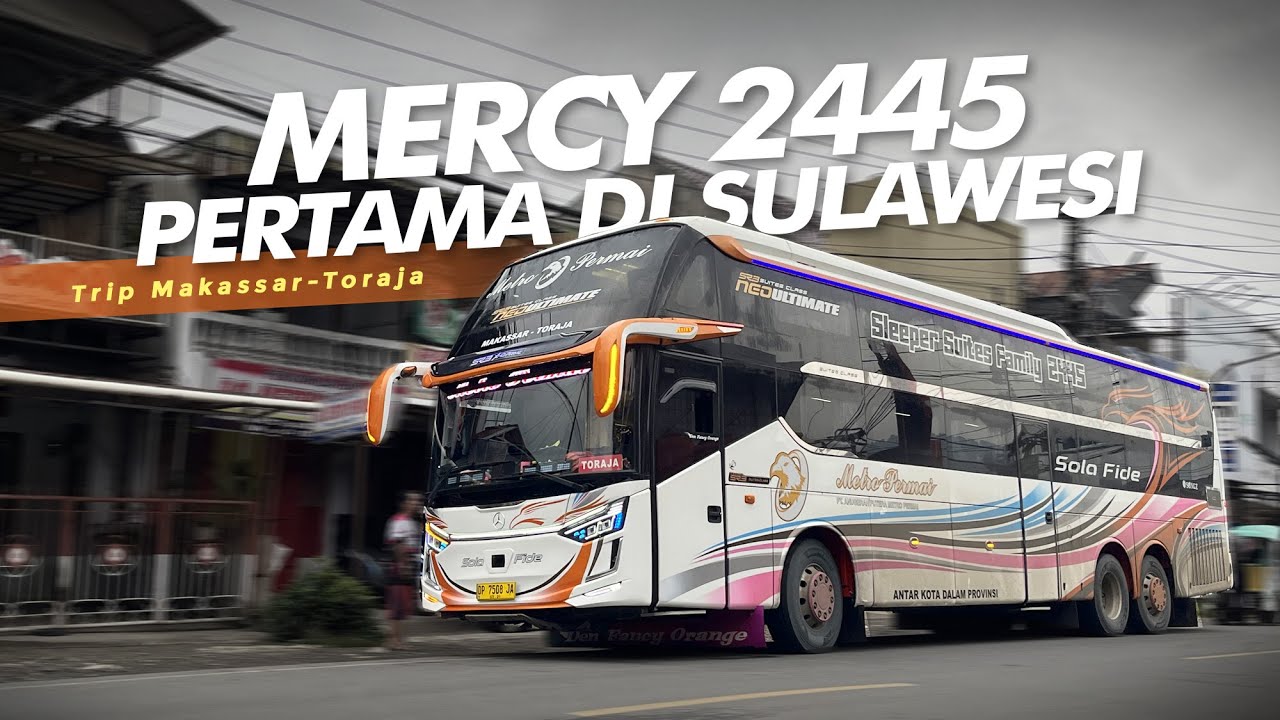 PERTAMA DI SULAWESI ‼️ GASS TORAJA NAIK BIS SEMEWAH INI !! Trip Metro Permai Makassar-Toraja #Lifka