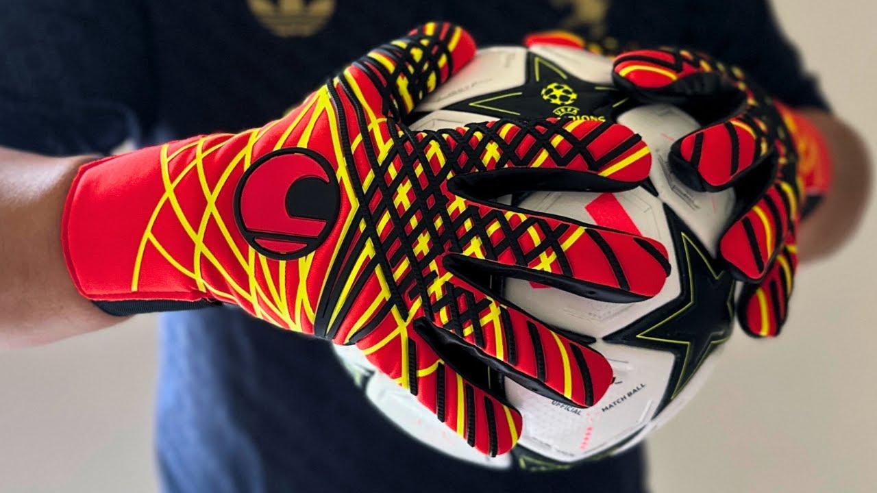 Uhlsport FIRE EDITION ABSOLUTGRIP HN FIT Goalkeeper Gloves
