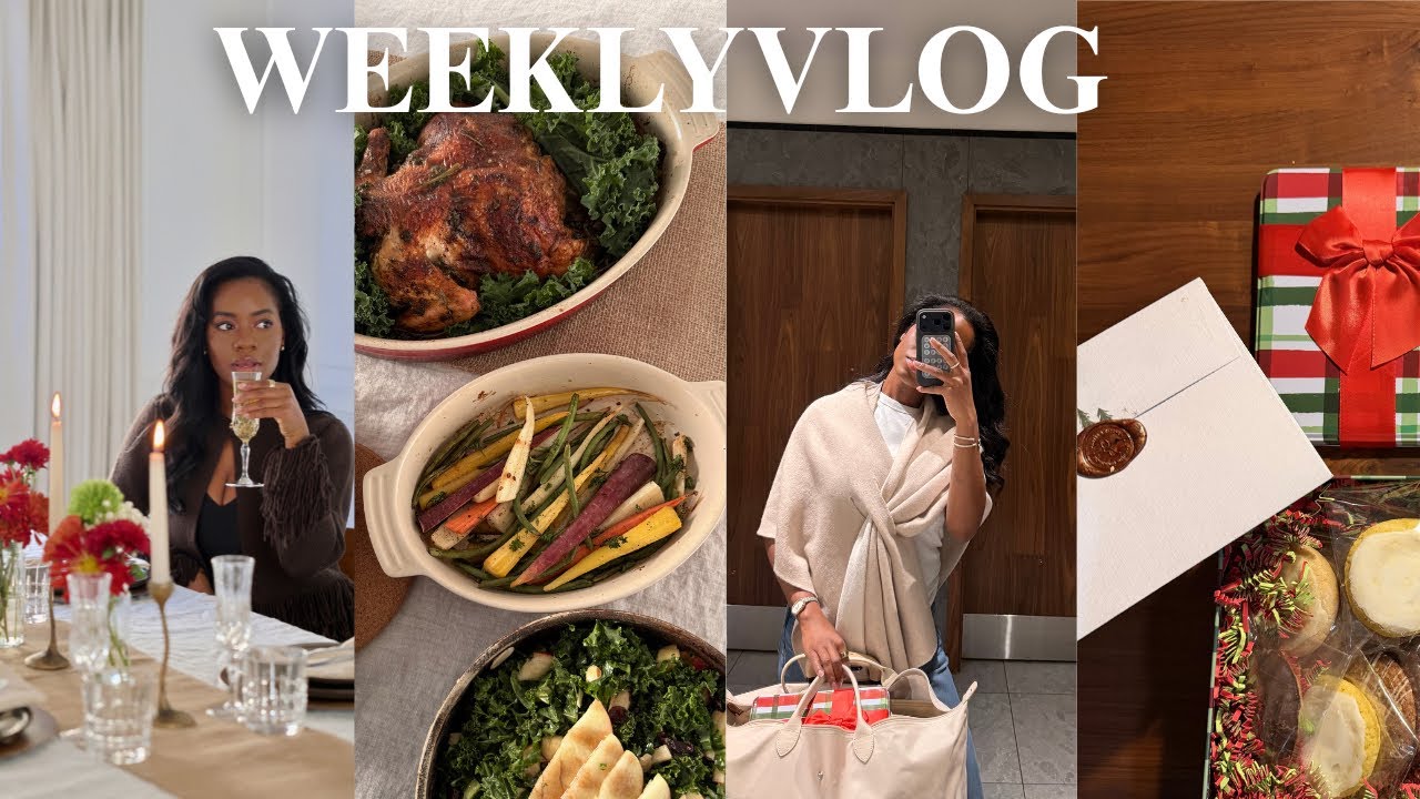 WEEKLY VLOG | solo thanksgiving dinner, black friday haul & traveling home for the holidays