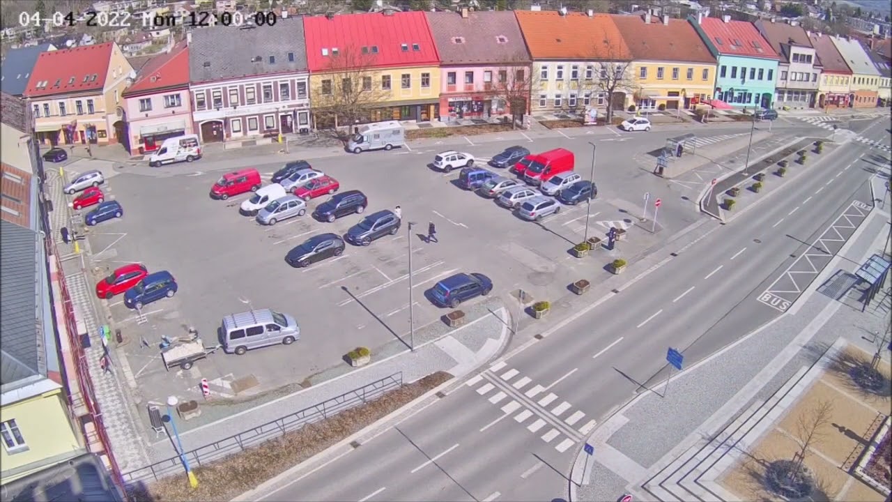 Česká Skalice náměstí - jak šel čas 12/2022