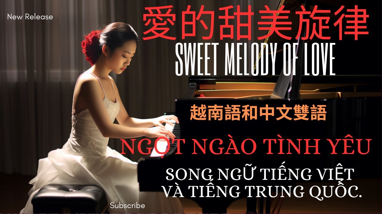 Ngọt Ng&agrave;o T&igrave;nh Y&ecirc;u - 愛的甜美旋律 Sweet Melody of Love AI Love Ballad dedicated to 林夕