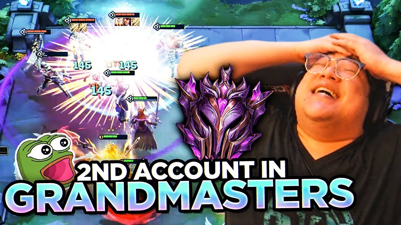 I GOT MY SMURF TO GRAND MASTER AS WELL! | Teamfight Tactics