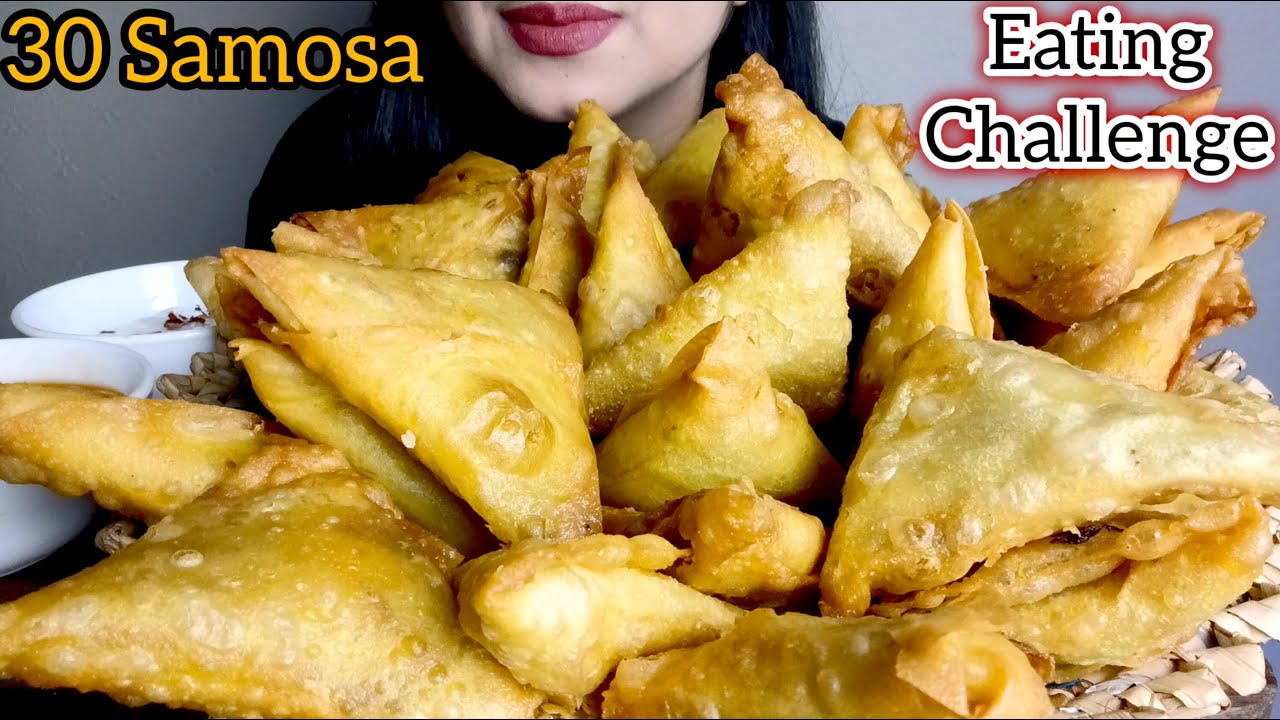 30 Samosa Eatng Challenge | Food Challenge | Food Eating Show | Mukbang ASMR