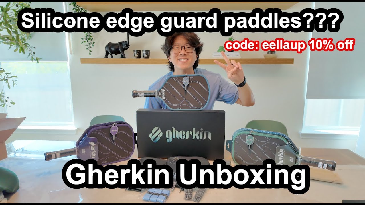 Gherkin Paddle Unboxing - What is this silicone edge guard paddle? @GherkinUSA  - Austin, TX