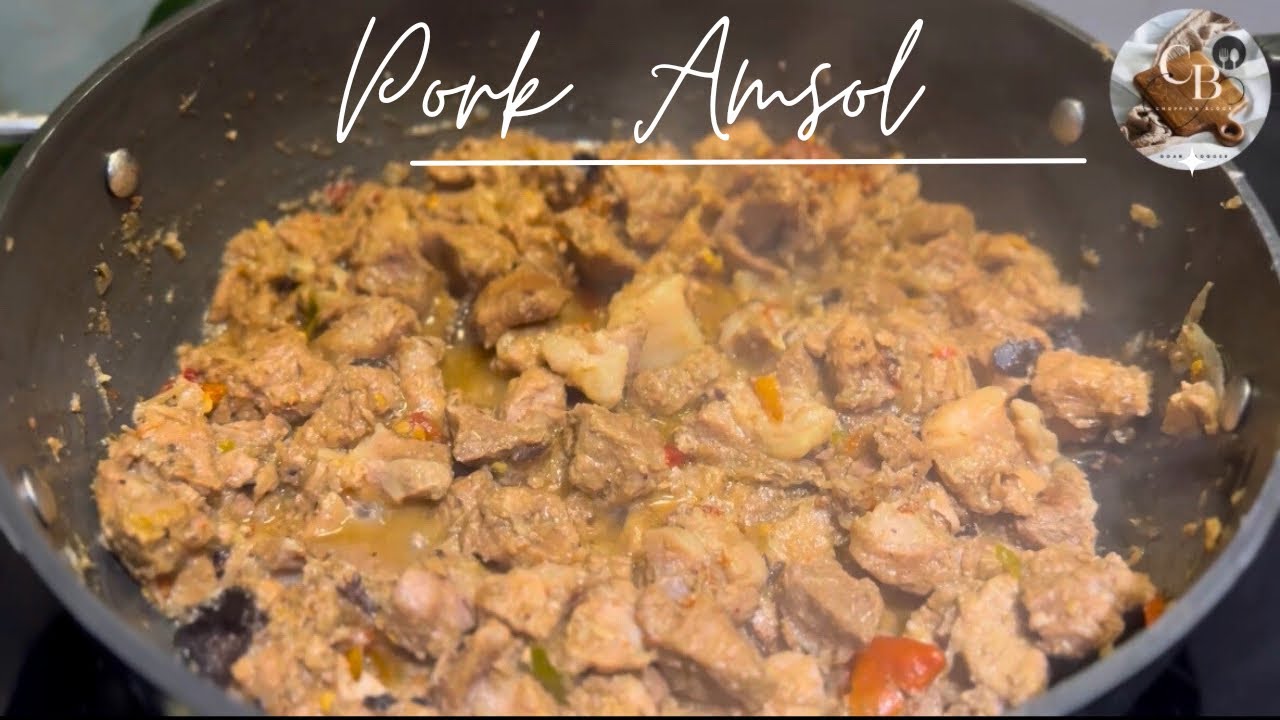 Goemchem Pork Amsol/ Pork Solantulem Recipe in Konkani 😋🥓🐷