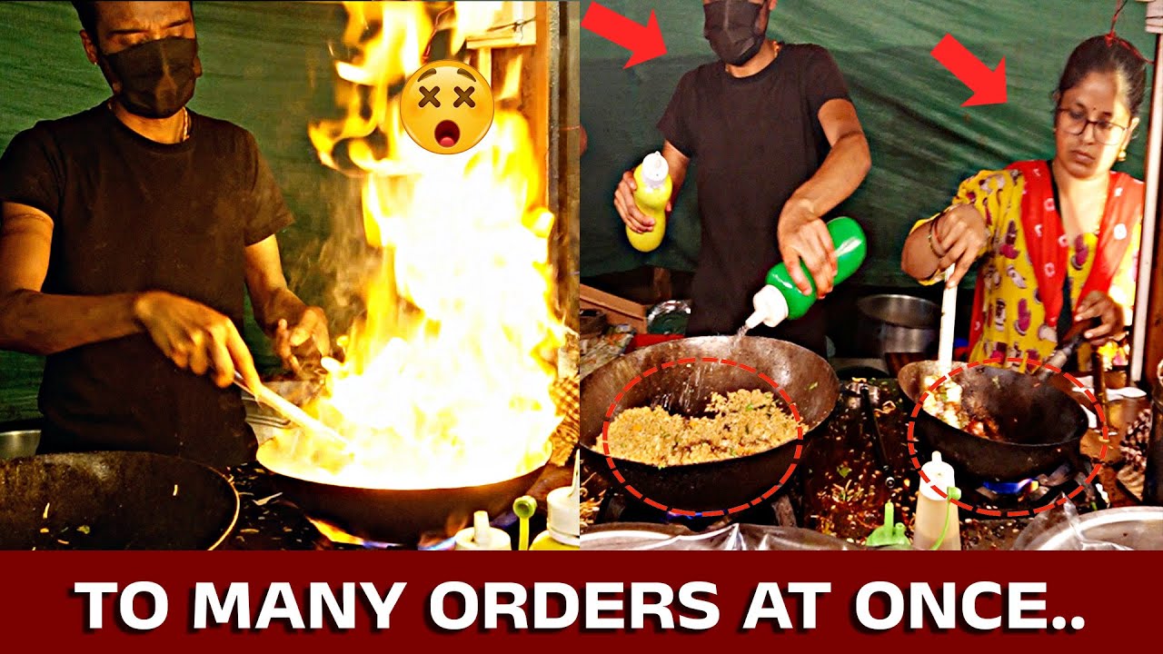 😲 OMG.. Busiest Hyderabad Street Food Stall : To Many Orders at Once..Hyderabad Street Food Wenders