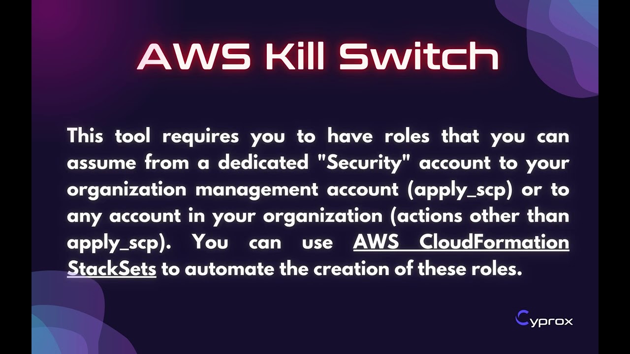 AWS Kill Switch: Incident Response for AWS Accounts #cybersecurity #technology #ai #Cyprox