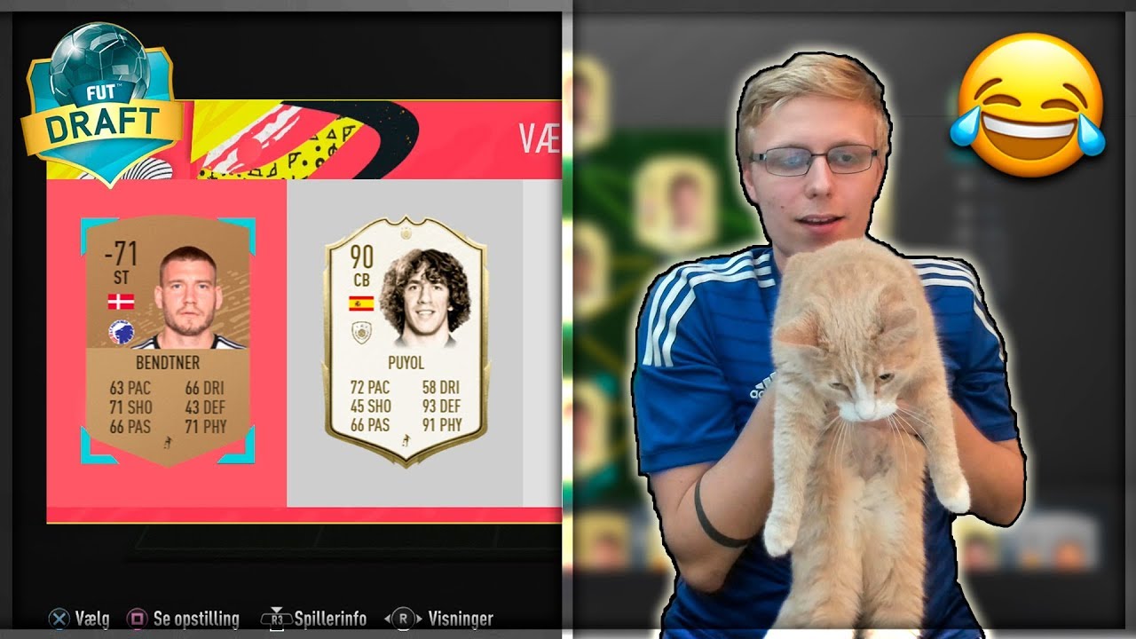 MIN KAT BYGGER MIT DRAFT! *DET HER VAR EN D&Aring;RLIG IDE!!* - FIFA 20 FUT DRAFT CHALLENGE