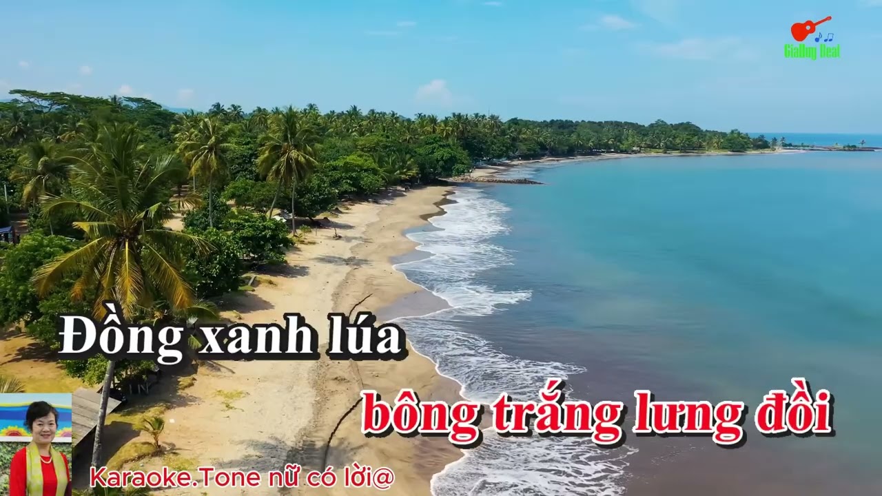 🍎Việt Nam quê hương tôi👉 Tone nữ có lời@