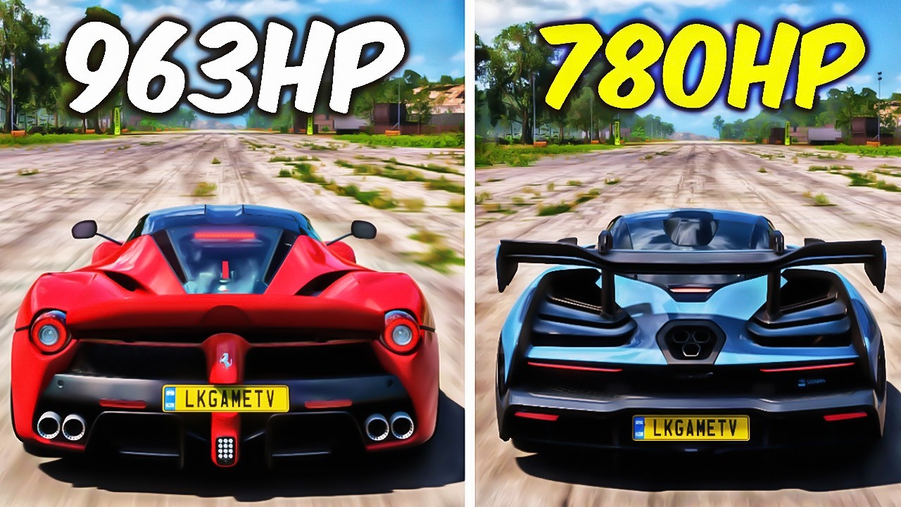 LAFERRARI DESTROYS SENNA?! 963Hp vs 780Hp FH5 Drag Race