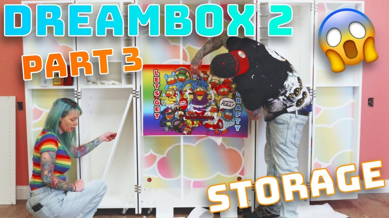 DreamBox 2 DIY Build Part 3 - Using Storage! - The Glitter Guy
