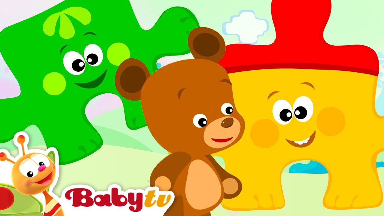 Pusselbitar Gör Stövlar & en Ficklampa åt Nallen! 🧩🐻 | Pusseläventyr @BabyTVSV