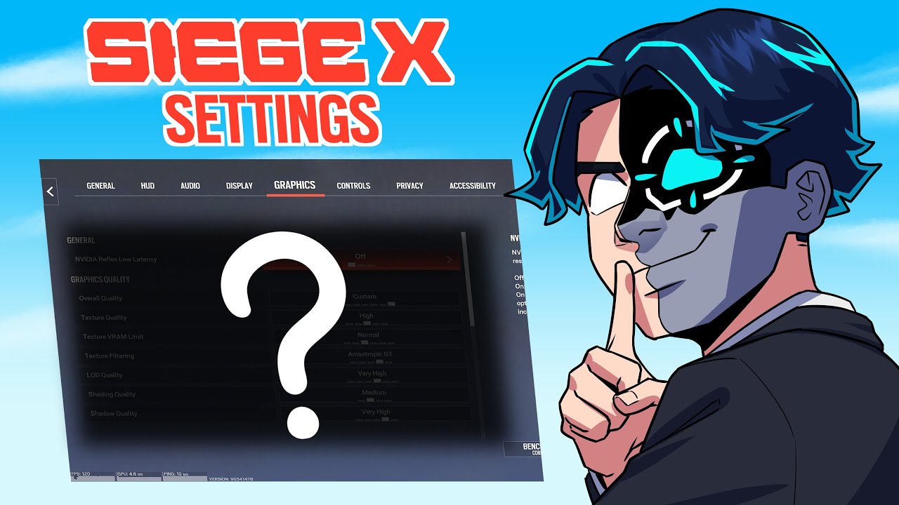 THE BEST SIEGE X SETTINGS (EXPLAINED)