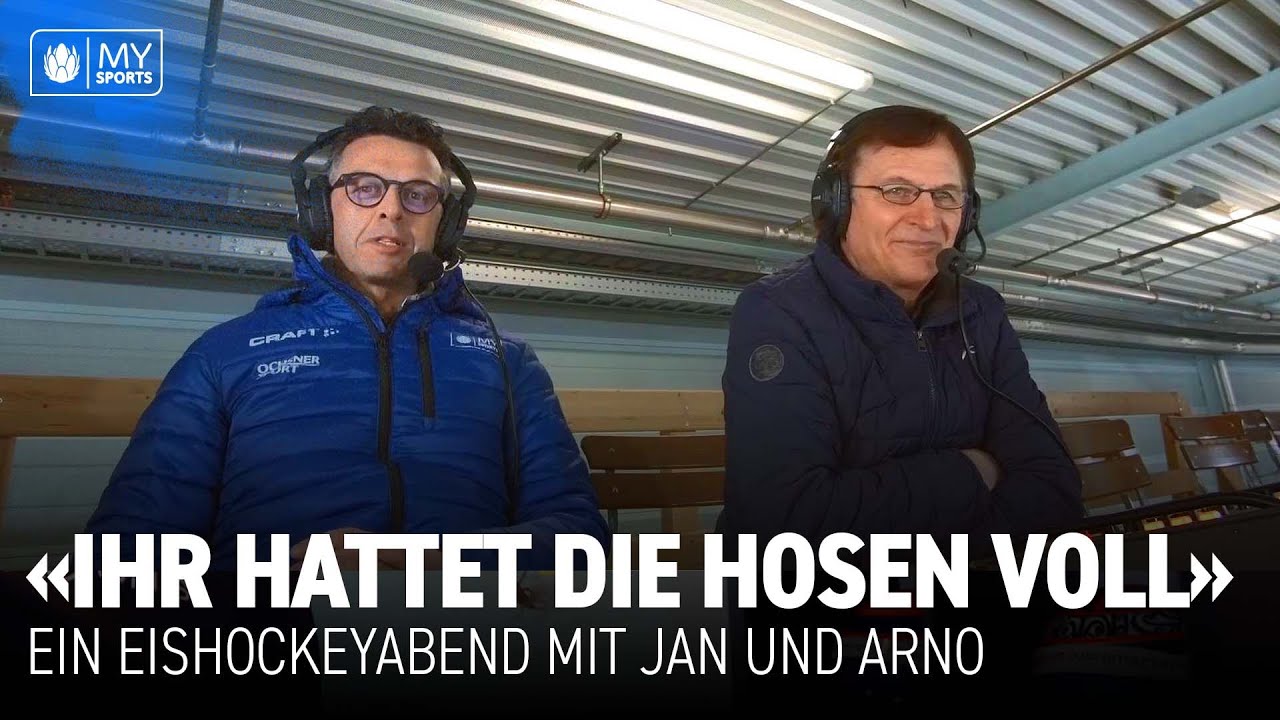 Arno del Curto, Jann Billeter und ein Eishockeyabend unter Freunden