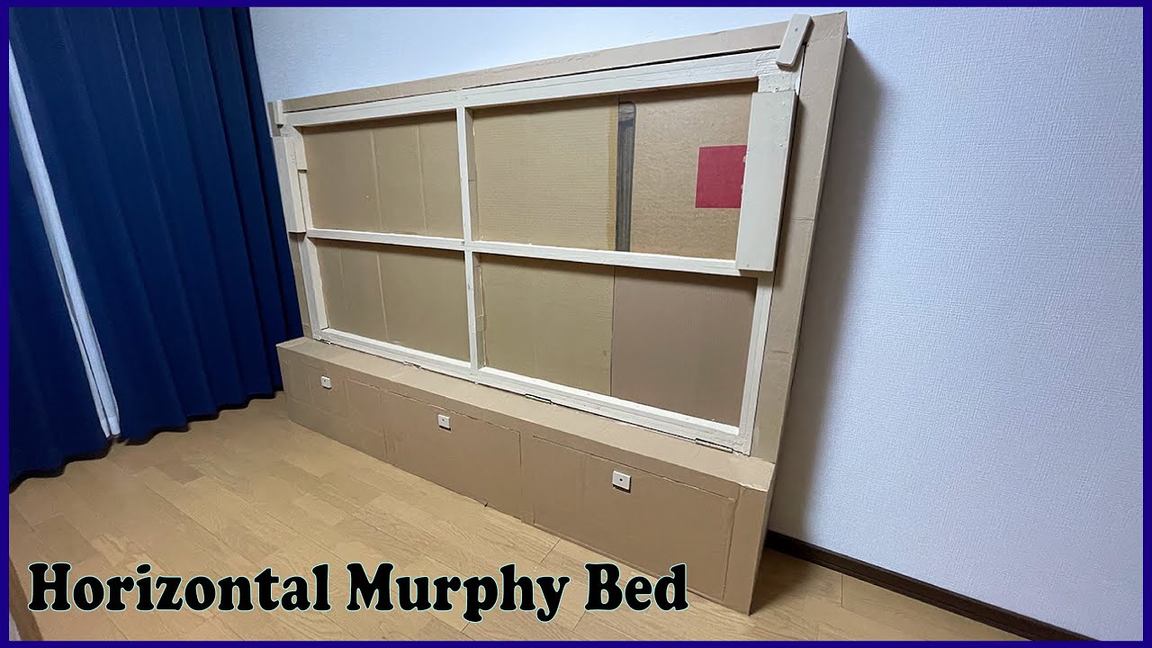 DIY Horizontal Murphy Bed || Murphy Bed