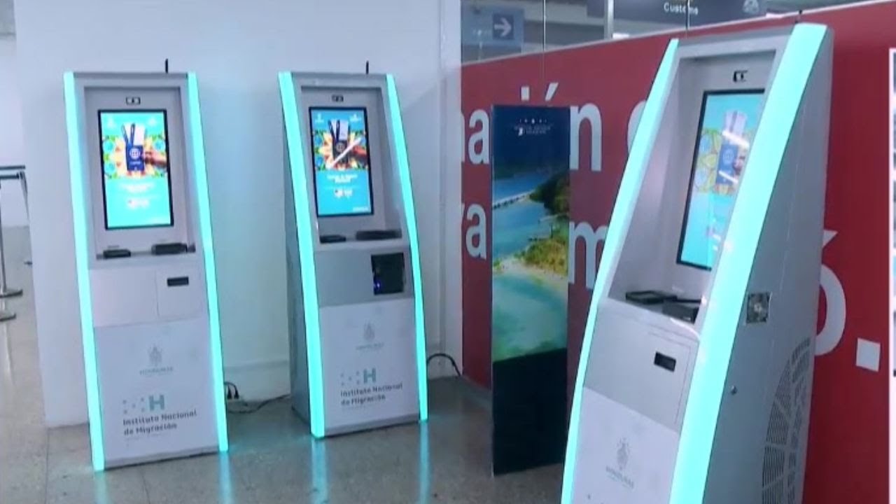 Inauguran quioscos de migración en el aeropuerto Ramón Villeda Morales