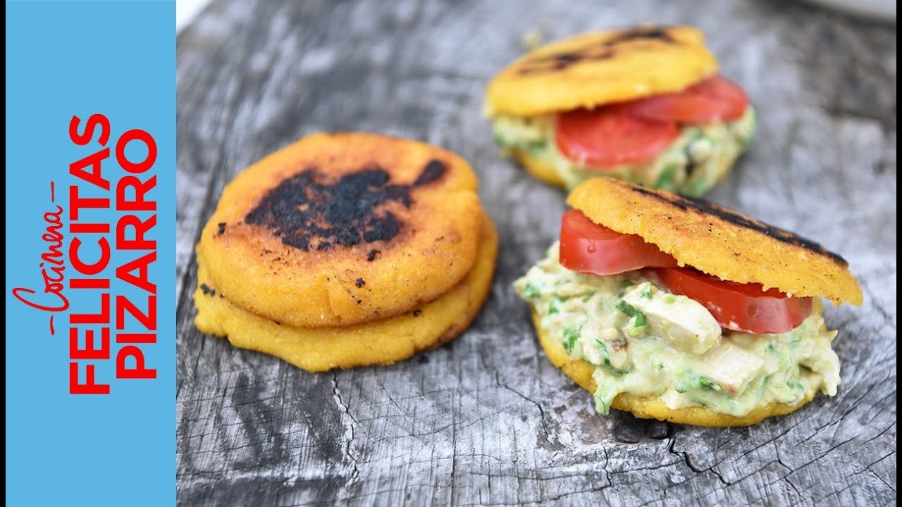 Arepas venezolanas, mi version de la reina pepeada a la parrilla | Felicitas Pizarro