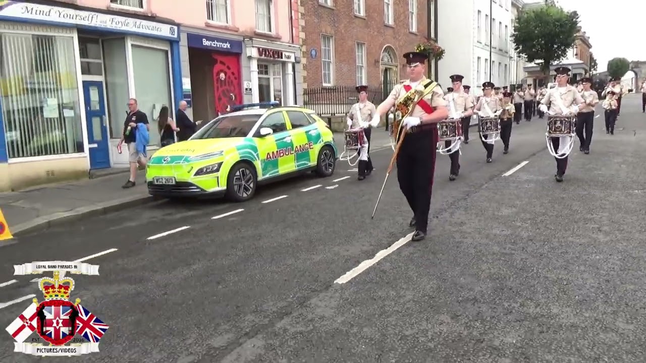 William King Memorial FB (Full Clip) Before Main Parade @ ABOD Relief Of Derry Parade 2025