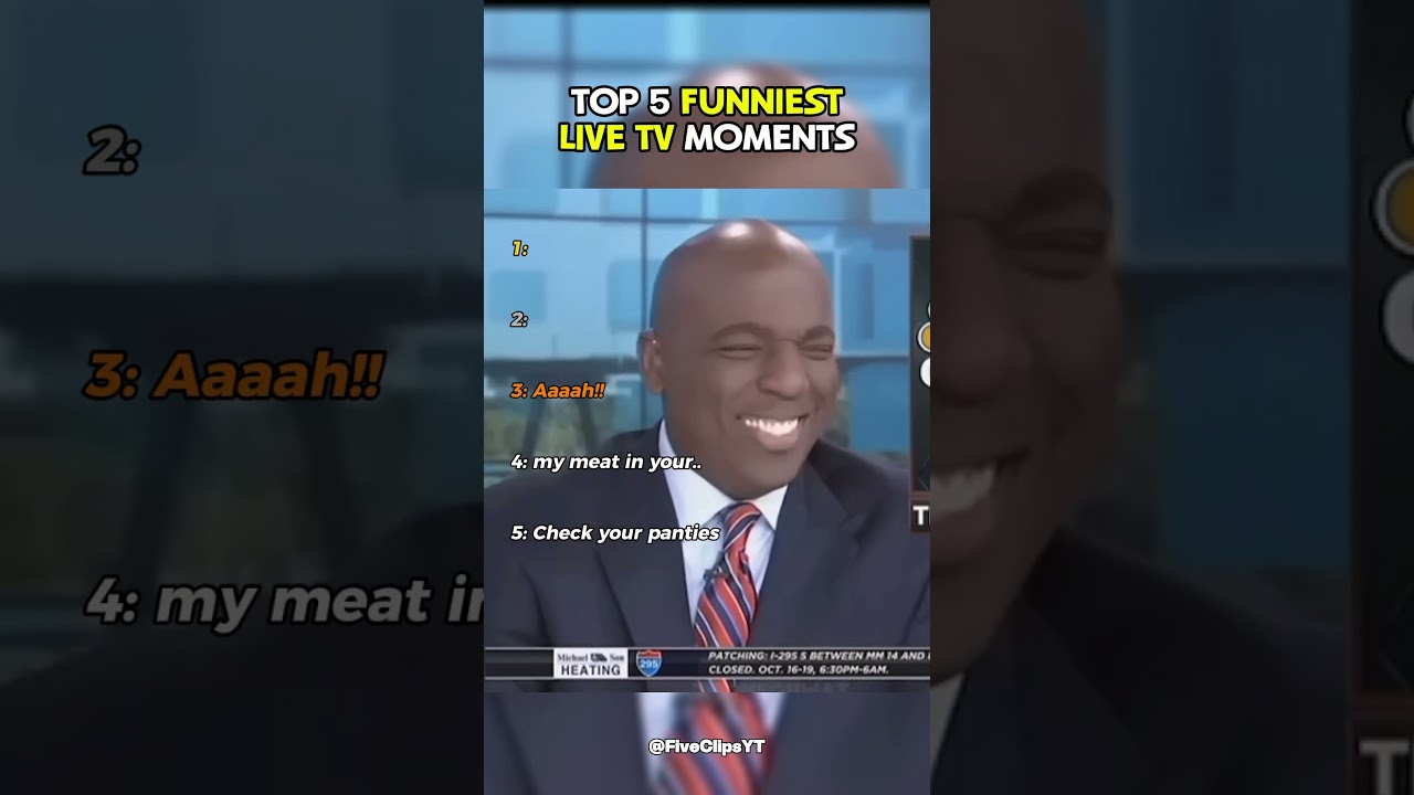 TOP 5 FUNNIEST LIVE TV MOMENTS 😂 #shorts