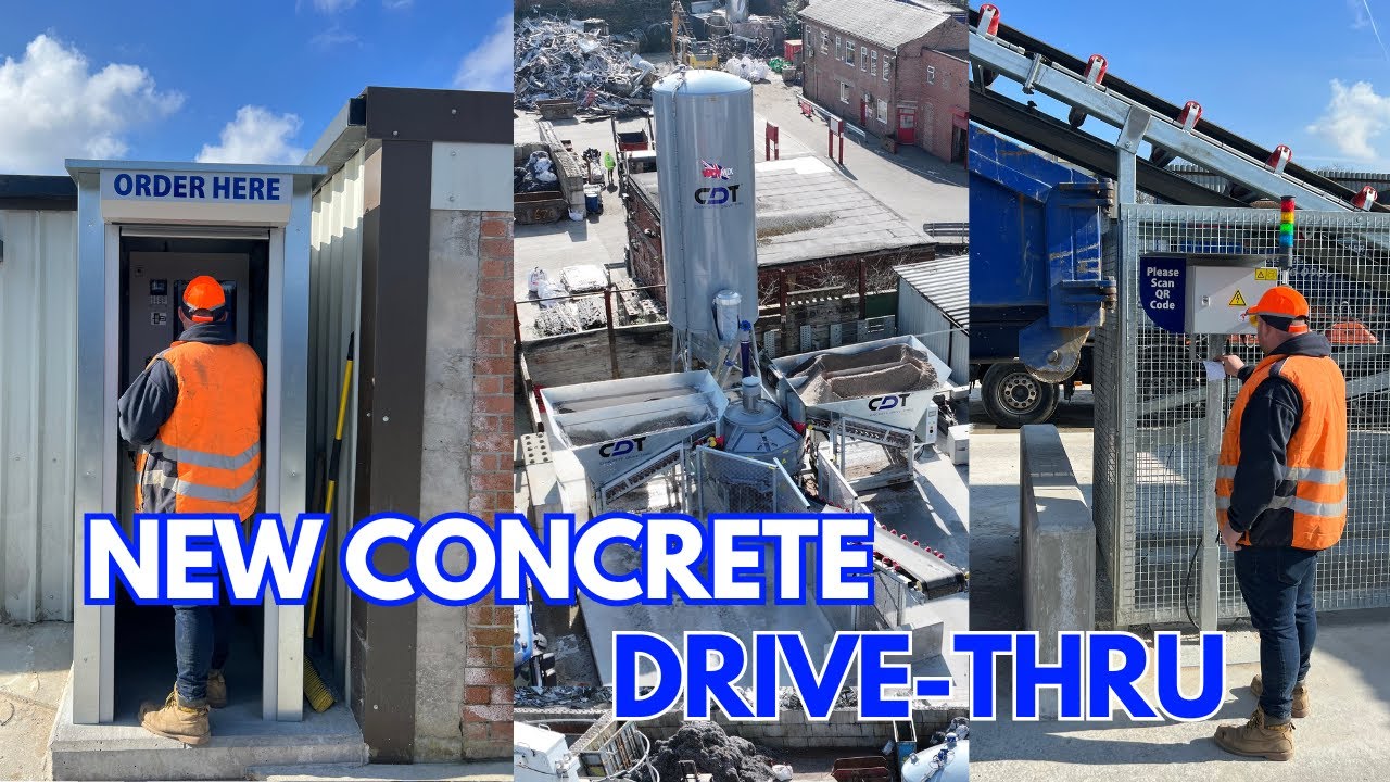 Introducing the CONCRETE DRIVE THRU  [The baking machine for the concrete industry]