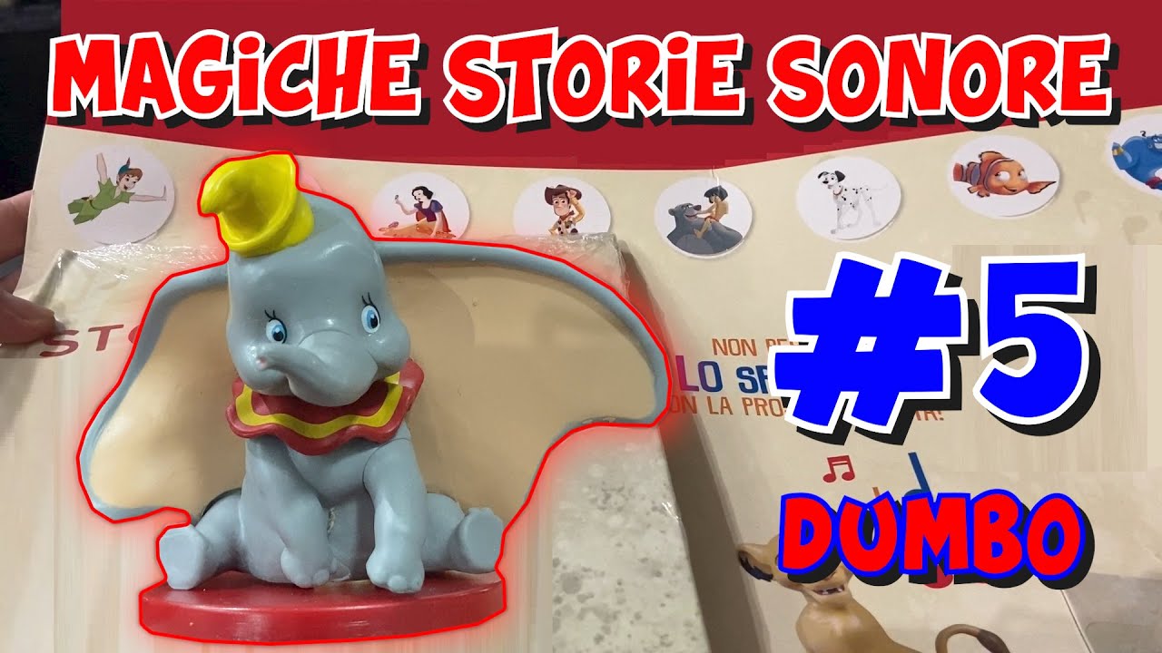 🎵 MAGICHE STORIE SONORE Disney #5 - DUMBO! 🐘 De Agostini | Edicola