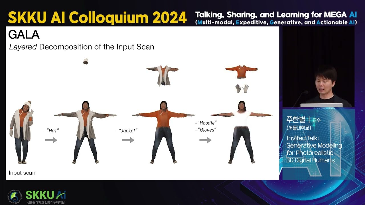 [SKKU AI Colloqium2024] 주한별 교수-Generative Modeling for Photorealistic 3D Digital Humans