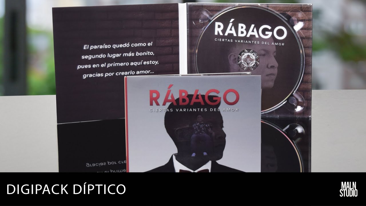 Maquila de CD Digipack D&iacute;ptico | MALN STUDIO