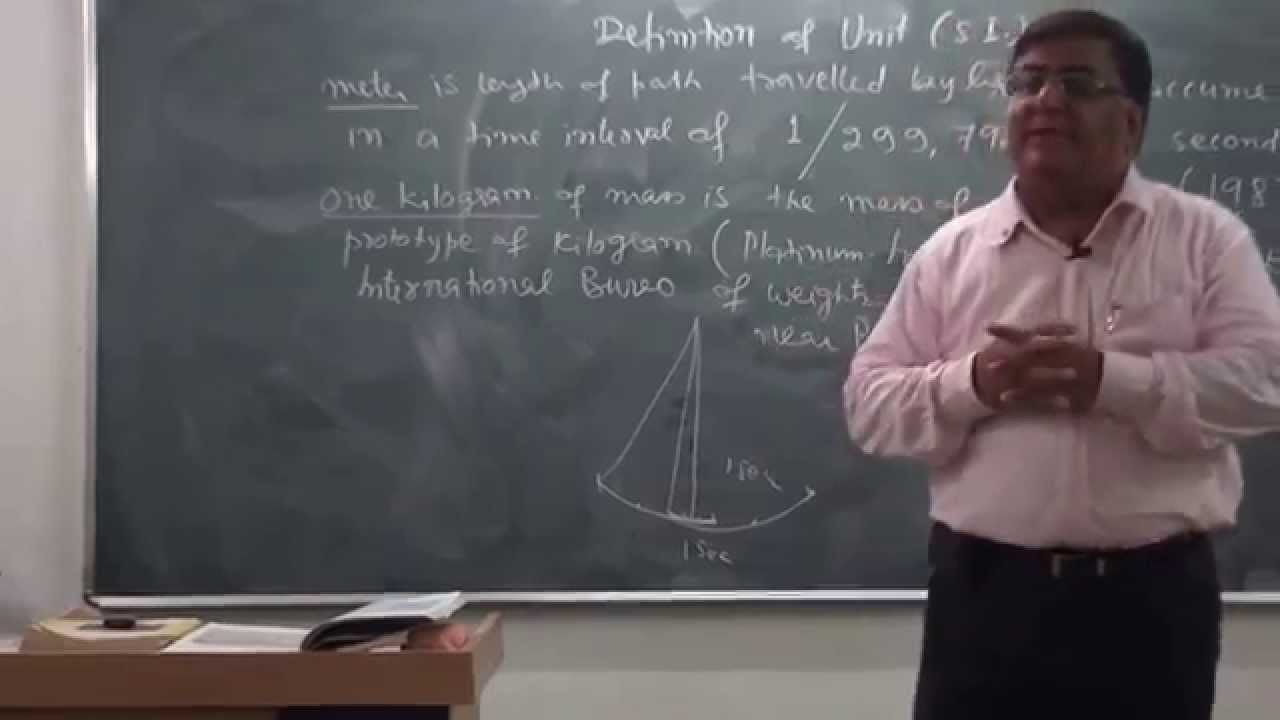 XI-2.02.Definitions of Units, Pradeep Kshetrapal (2014)