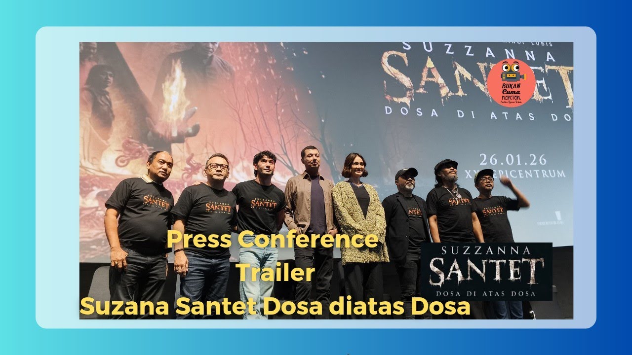 Press Conference Luna maya dan Reza rahardian di Film Suzaza Santet Dosa Diatas Dosa
