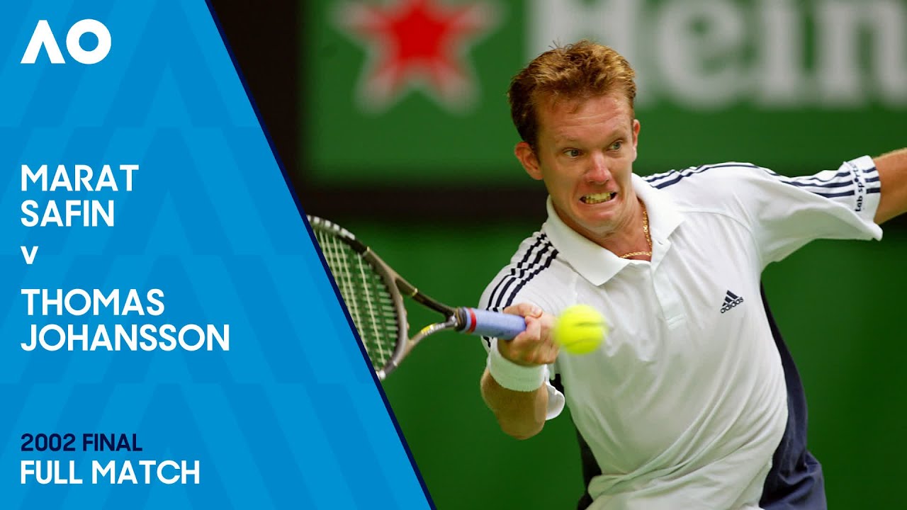 Marat Safin v Thomas Johansson Full Match | Australian Open 2002 Final