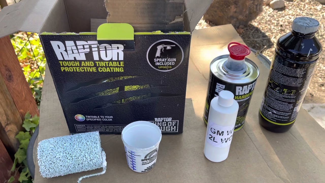 Raptor liner Tips and Tricks for rolling on.