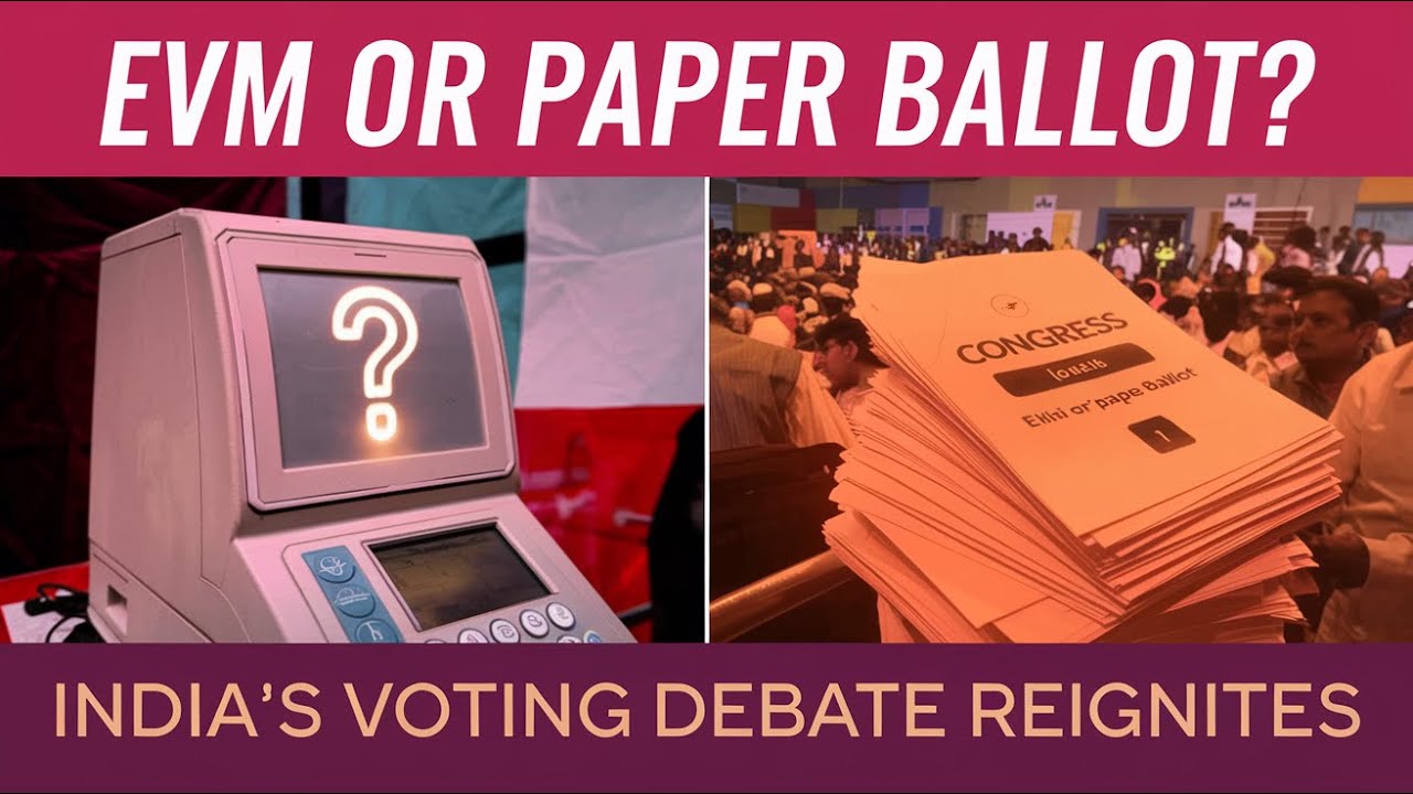 The EVM Debate: Congress vs BJP - Should India Return to Paper Ballots?