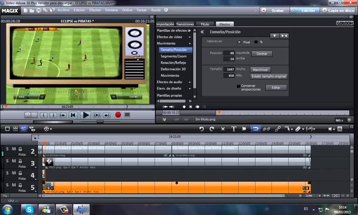 COMO EDITAR  VIDEOS (Magix)