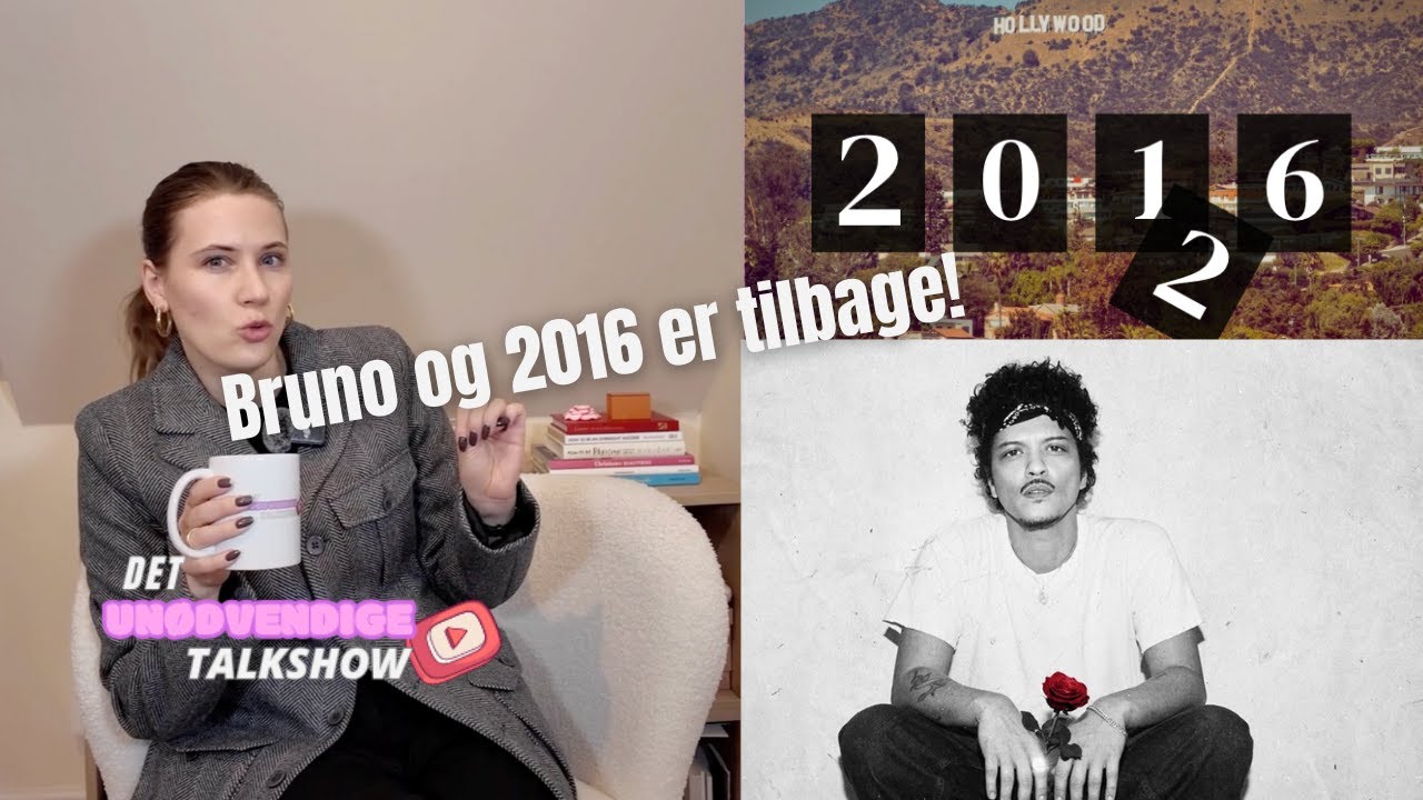 Det Unødvendige Talkshow - Bruno Mars er tilbage! Golden Globes kjoler & er 2026 det nye 2016?