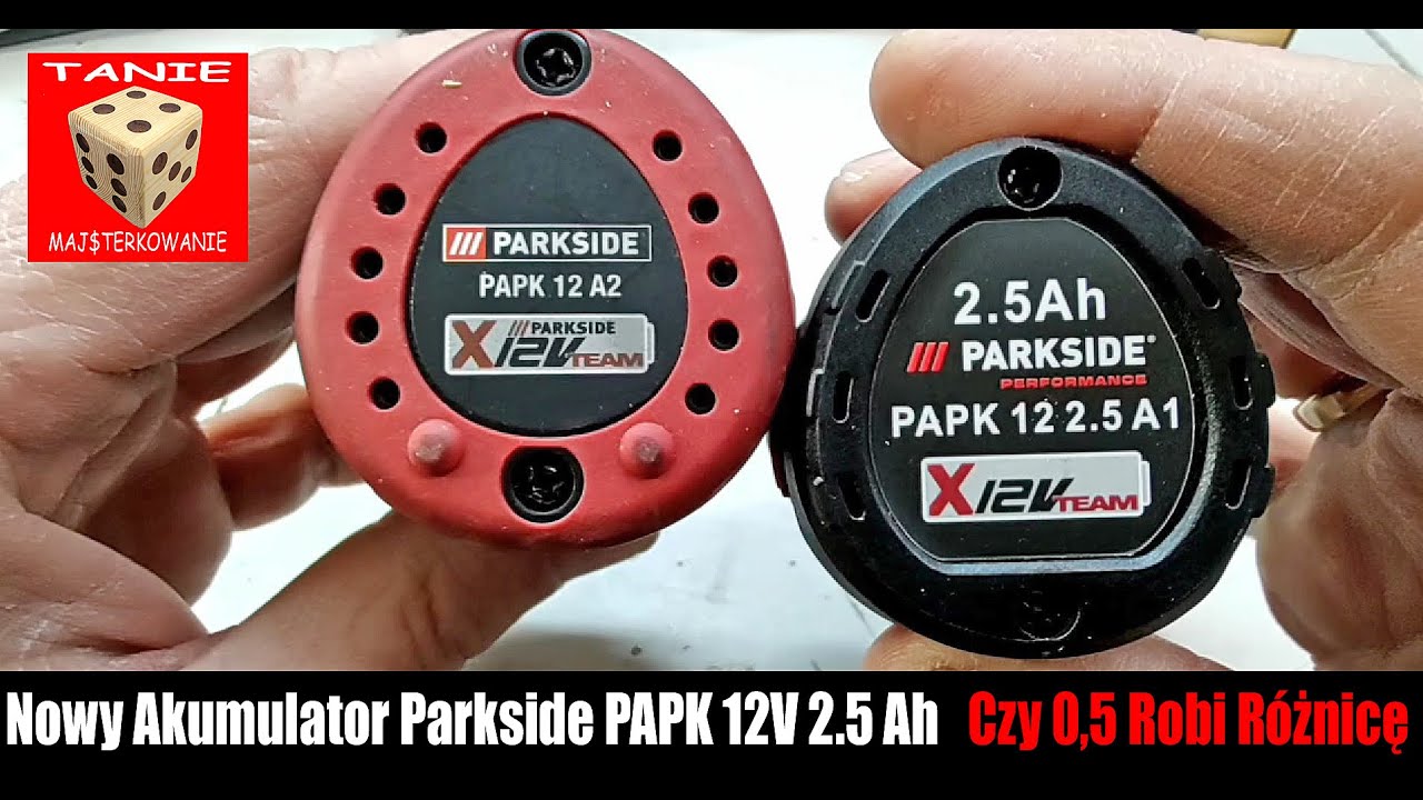 Nowy Akumulator Parkside PAPK 12 2.5 A1 Czy 0,5 Robi Różnicę? Test na Szlifierce Kątowej Performance