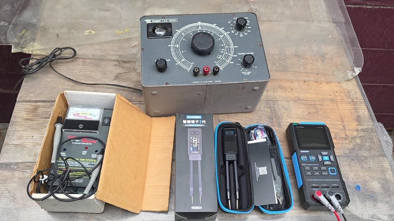 Capacitor Testers and FNIRSI LCR ST2 dual mode LCR meter Review