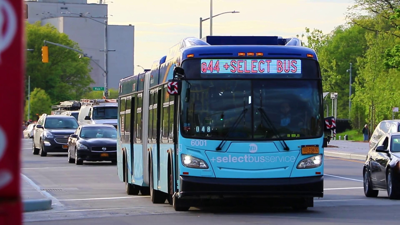 MTA New York City Bus 2017 New Flyer XD60 "Xcelsior" Artic 6001 On The Q44 +Select Bus Service+