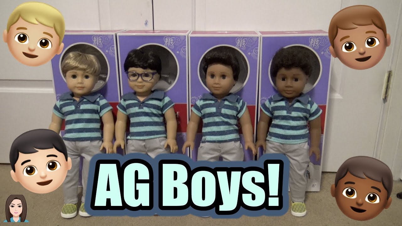 Opening All 4 AG BOYS! American Girl Haul! | Kelli Maple