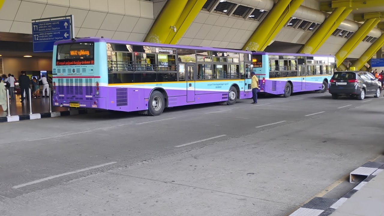 Chennai airport to kelambakkam MTC bus travel review Chennai airport