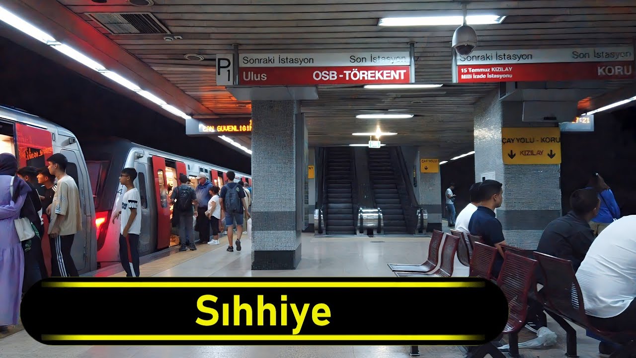 Metro Station Sıhhiye - Ankara 🇹🇷 - Walkthrough 🚶