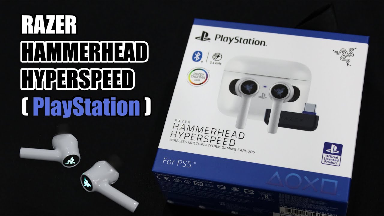UNBOXING - RAZER HAMMERHEAD HYPERSPEED (PLAYSTATION)