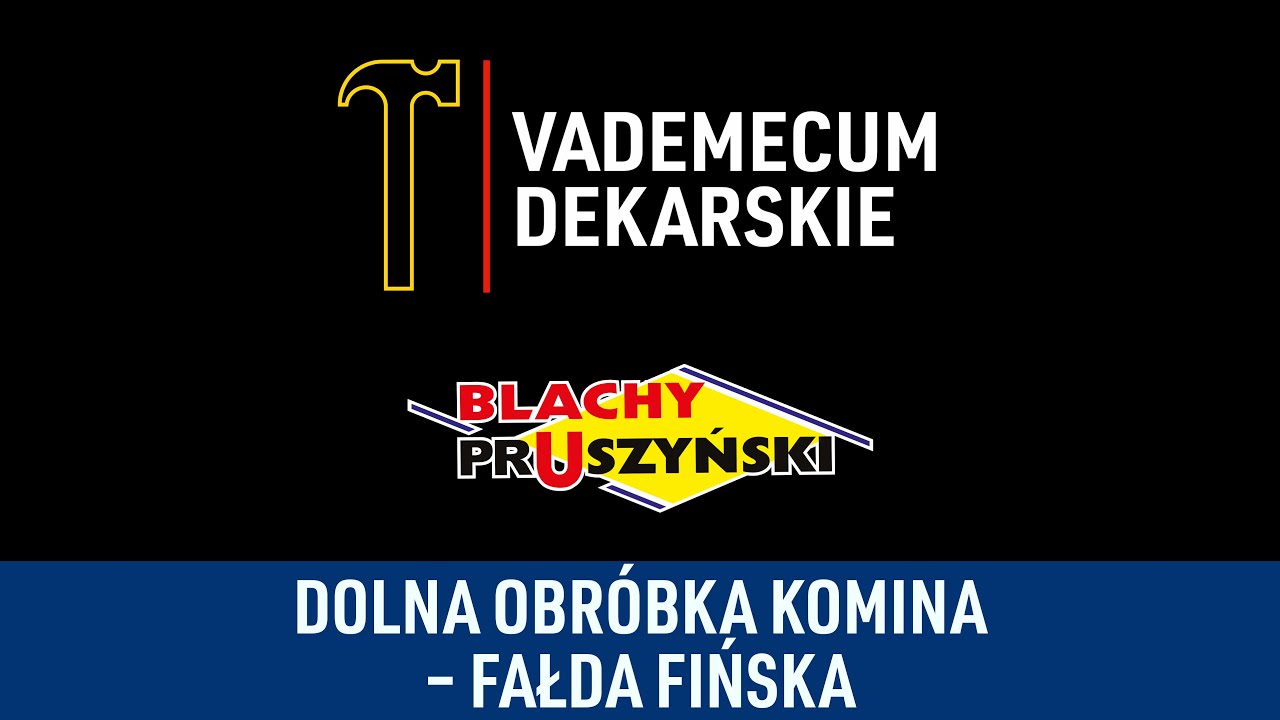 Dolna obróbka komina – fałda fińska - Vademecum Dekarskie