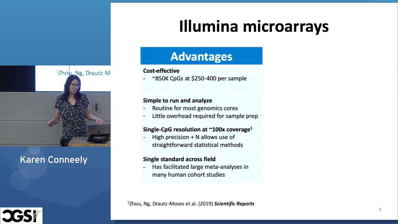 Karen Conneely | Analysis of Whole-Genome Bisulfite Sequencing Data: A Tutorial | CGSI 2019
