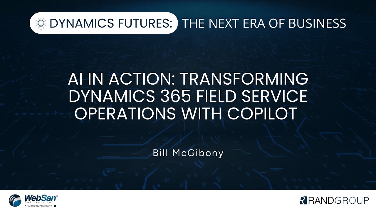 Dynamics Futures — Искусственный интеллект в действии: трансформация операций по обслуживанию на ...