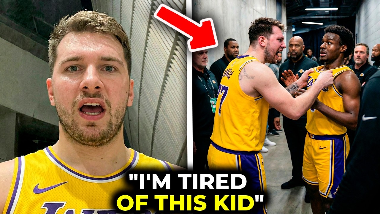 Luka Doncic FINALLY Snaps on Bronny James & Things Got HEATED