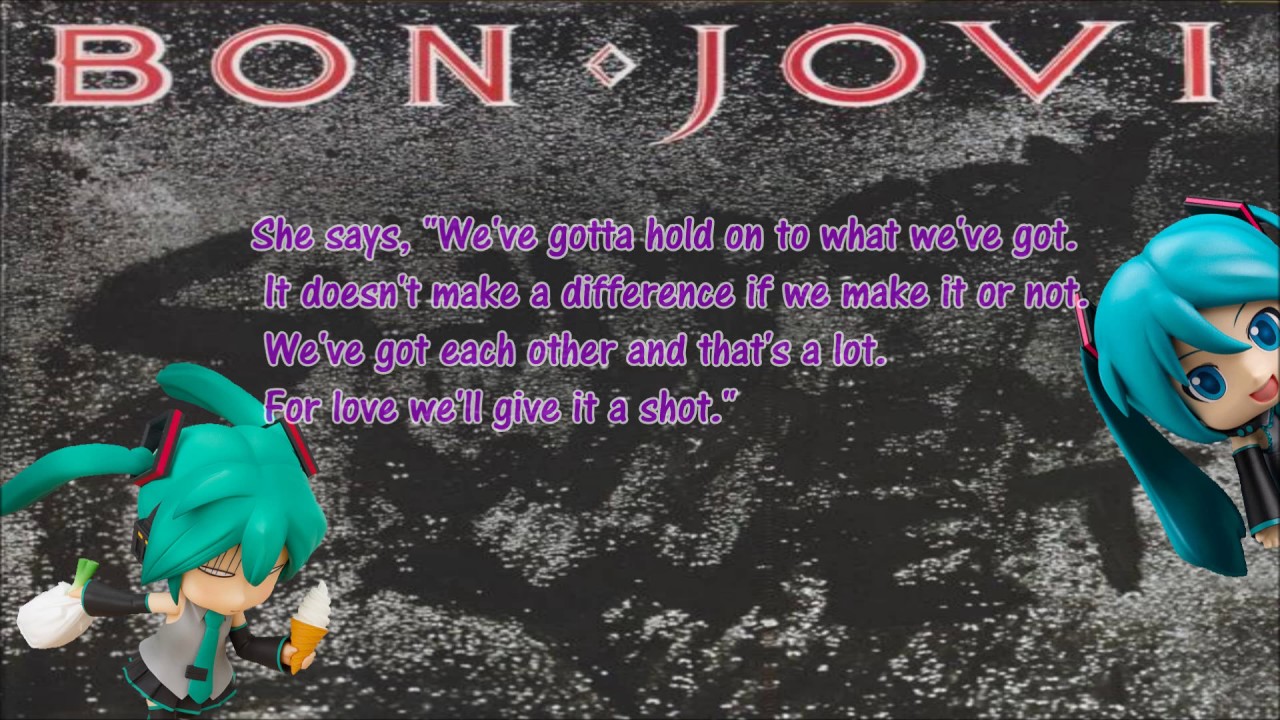 [Hatsune Miku & The Playloids] BON JOVI / Livin' On A Prayer [cover song] V4english