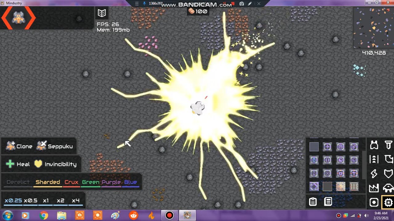 Can A Gamma Withstand A BFG 9000 (Mindustry)